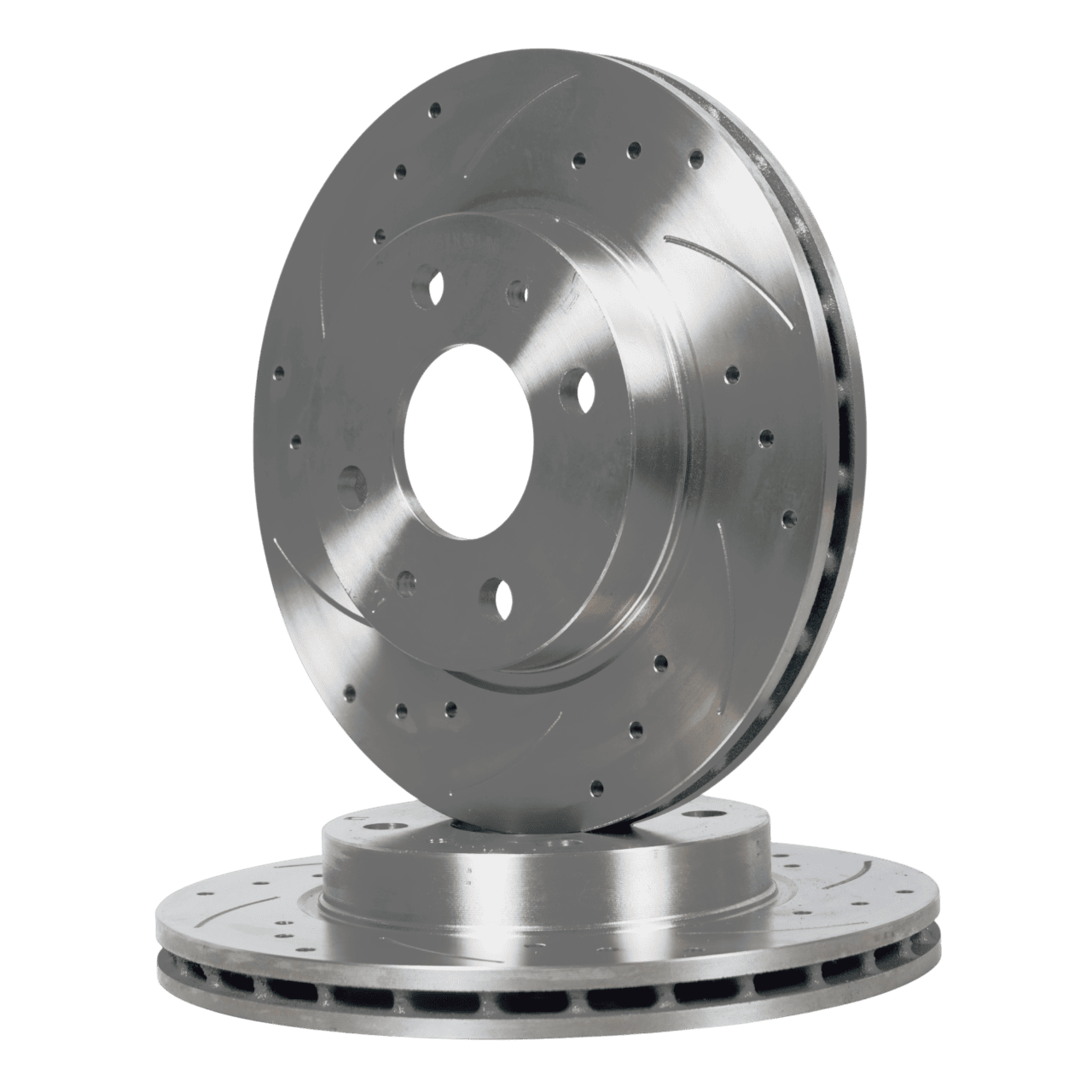 Изображение товара Диск переднего тормоза ВАЗ 2110 с перфорацией и насечкой/Серия SPORT/