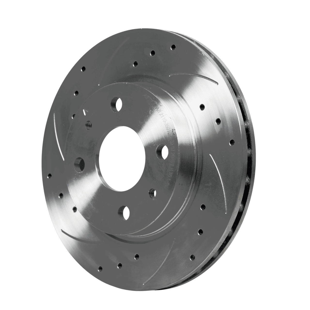 Изображение товара Диск переднего тормоза ВАЗ 2110 с перфорацией и насечкой/Серия SPORT/ номер 3