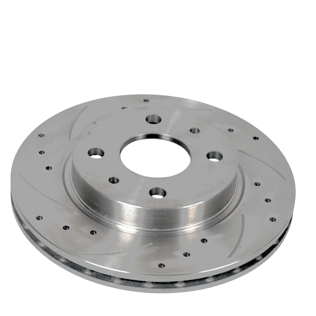 Изображение товара Диск переднего тормоза ВАЗ 2110 с перфорацией и насечкой/Серия SPORT/ номер 2