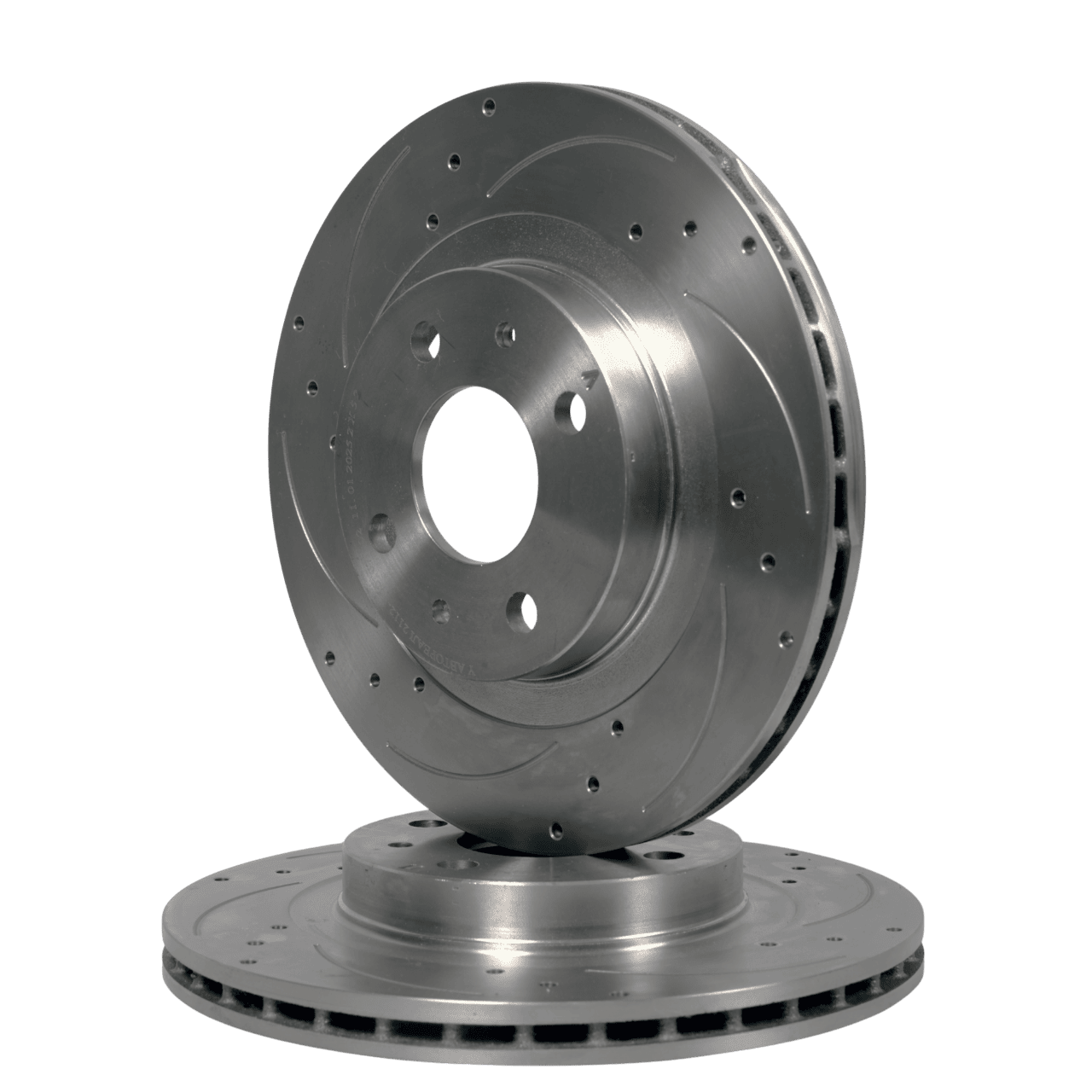 Изображение товара Диск переднего тормоза ВАЗ 2112 R14 с насечкой и перфорацией/ Серия SPORT/