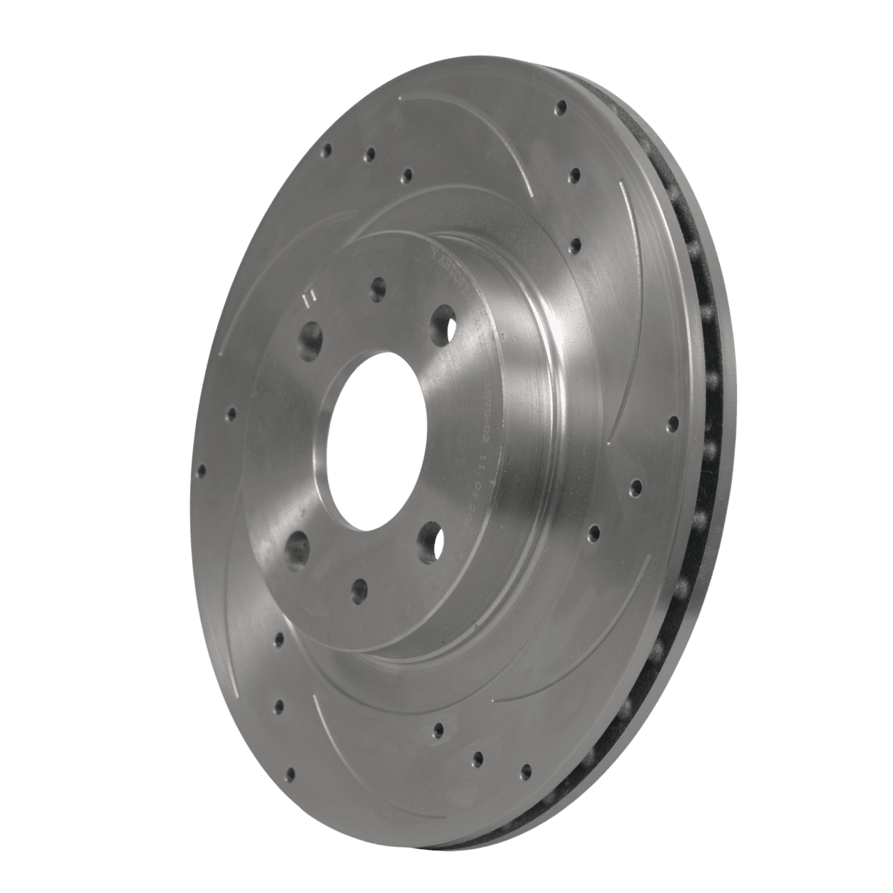 Изображение товара Диск переднего тормоза ВАЗ 2112 R14 с насечкой и перфорацией/ Серия SPORT/ номер 3