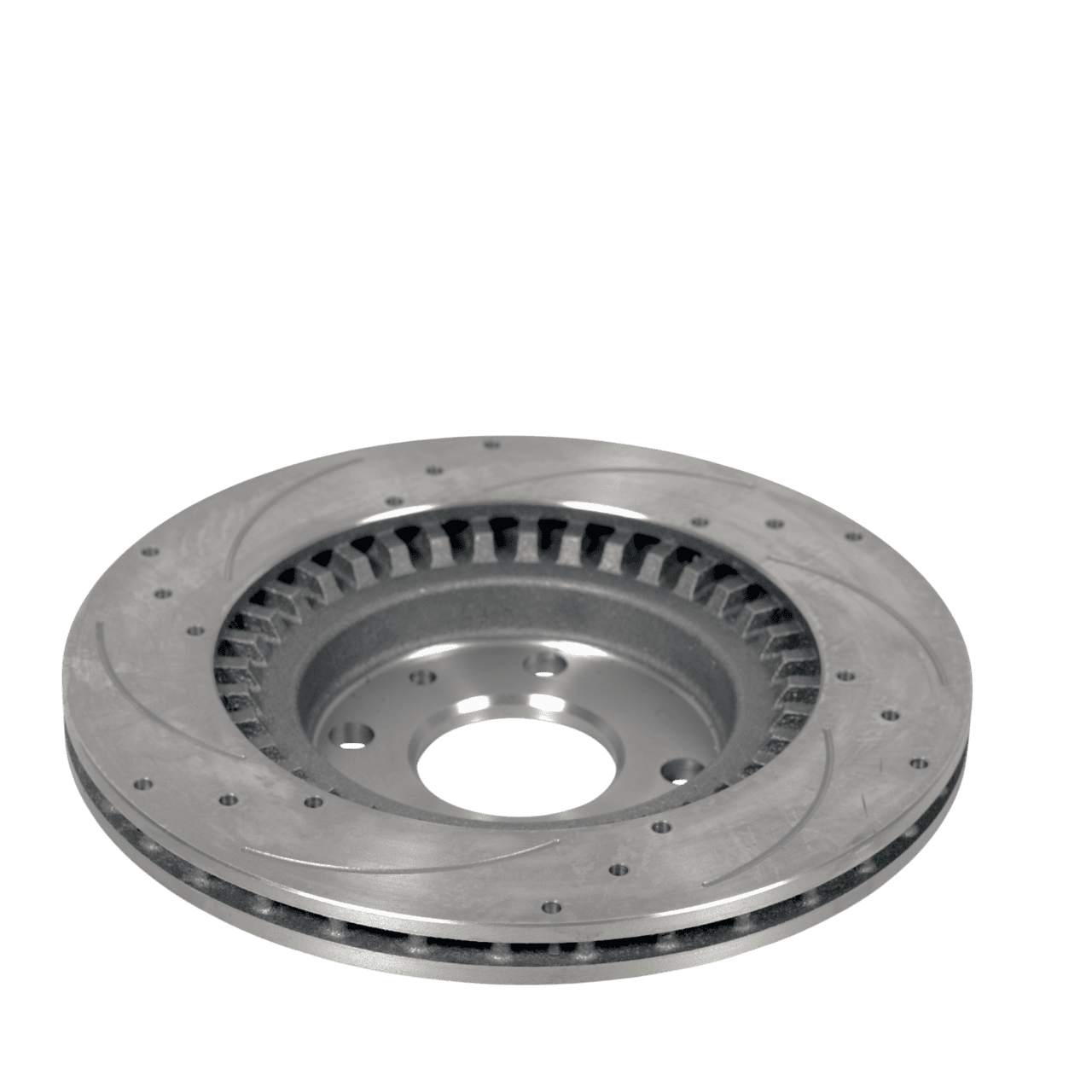 Изображение товара Диск переднего тормоза ВАЗ 2112 R14 с насечкой и перфорацией/ Серия SPORT/ номер 2