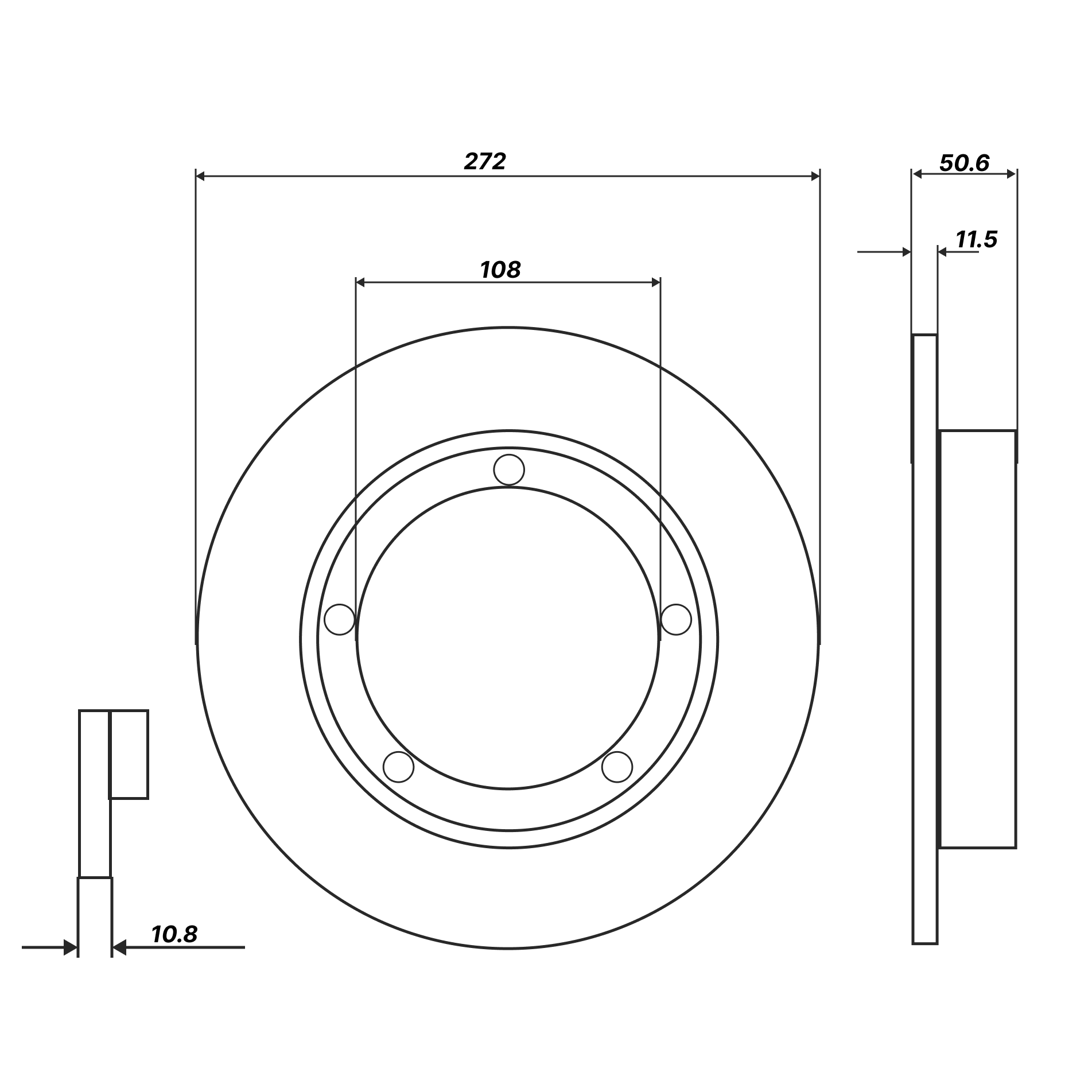 Изображение товара Диск переднего тормоза LADA 2121 с насечкой/ Серия SPORT/ номер 4